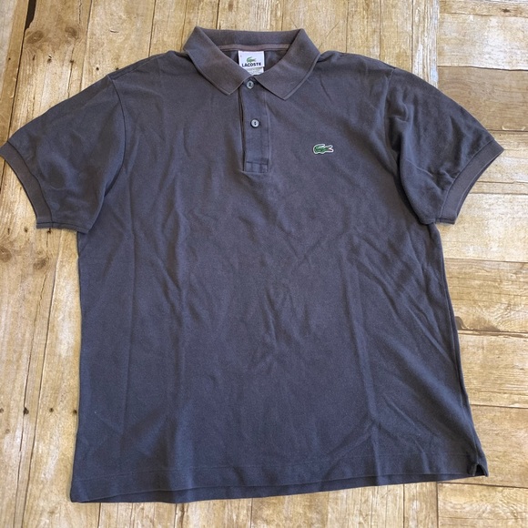 Men’s gray Lacoste distressed shirt Sz 5 - Picture 1 of 3